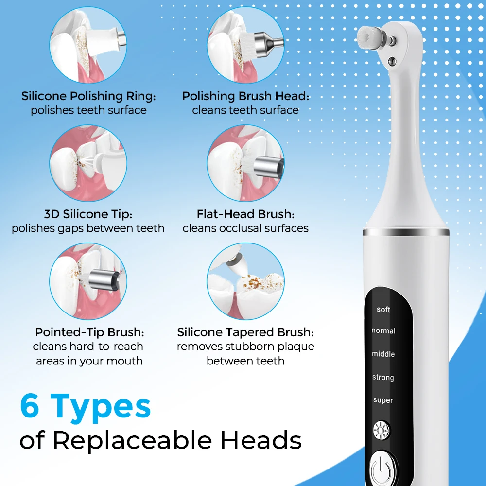 Electric Tooth Polisher Teeth  – обзор и цена Orbital Polisher Da