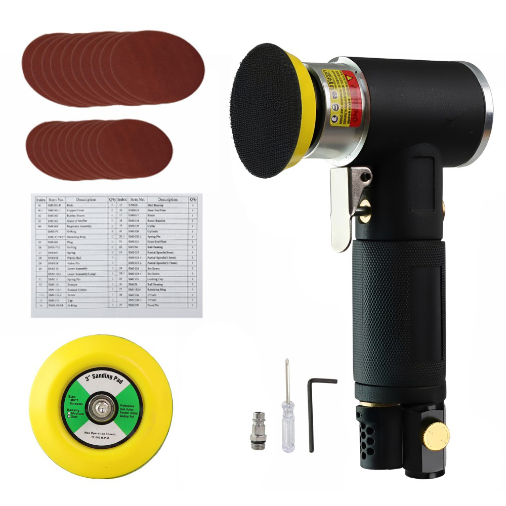 Orbit Air Sander Mini Pneumati – обзор и цена Orbital Polisher Da