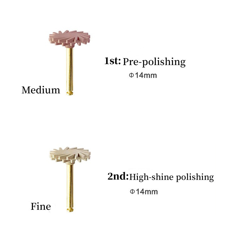 6/8Pcs Dental Rubber Polisher  – обзор и цена Orbital Polisher Da